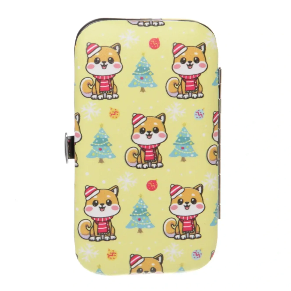 Набор для маникюра в футляре 6 предметов «Корги - пушистики!»,11*6,5см