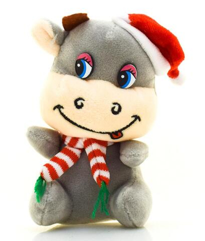 Мягкая игрушка Корова 12 см. в ассортименте