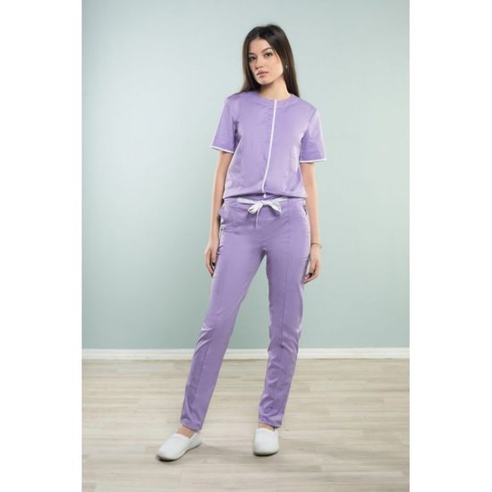 Комбинезон женский Z14-1439 (классик-стрейч/сирень 815)