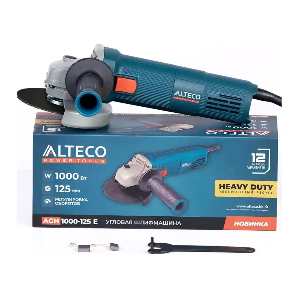 Угловая шлифмашина AGH 1000-125 E HEAVY DUTY ALTECO 40940