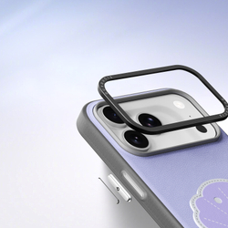 Чехол фиолетового цвета (Shell Edition) для смартфона iPhone 17 Pro, серия Luvy Series (со съемным ремешком) от Dux Ducis