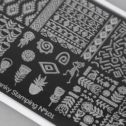 Swanky Stamping Пластина для стемпинга 101.