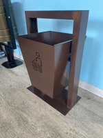 Урна металлическая УК-3 Коричневая