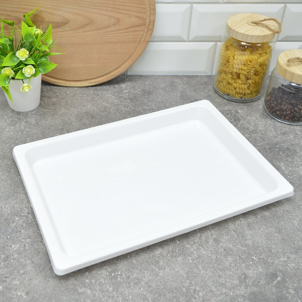 Поднос для заморозки пельменей 36*25*3см (белый)