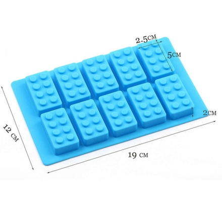 Форма силиконовая "Лего крупные детали"