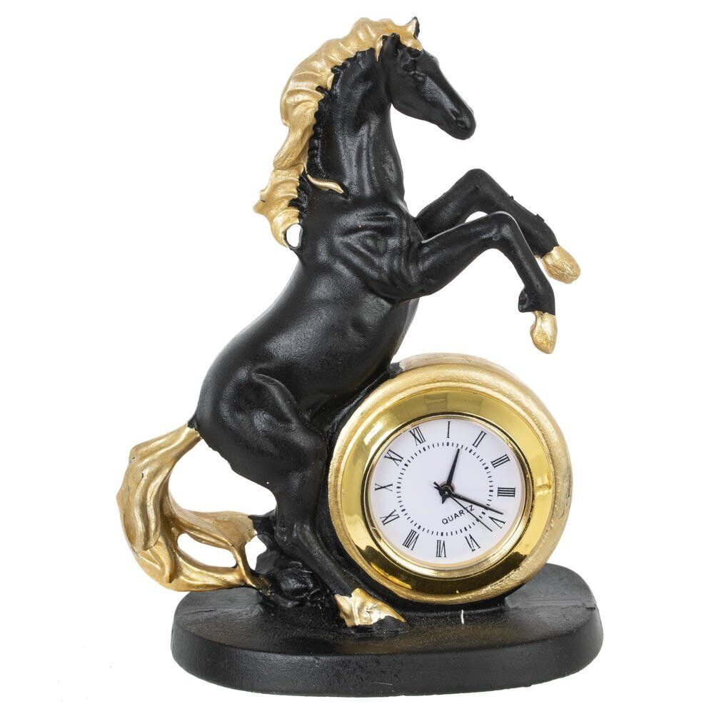 GAEM Фигурка декоративная "Лошадь" с часами (LR41x1), L9 W5 H12 см