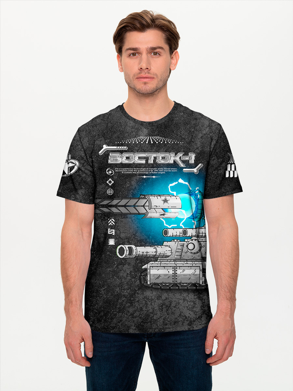 Мужская футболка Gerand ВОСТОК 1