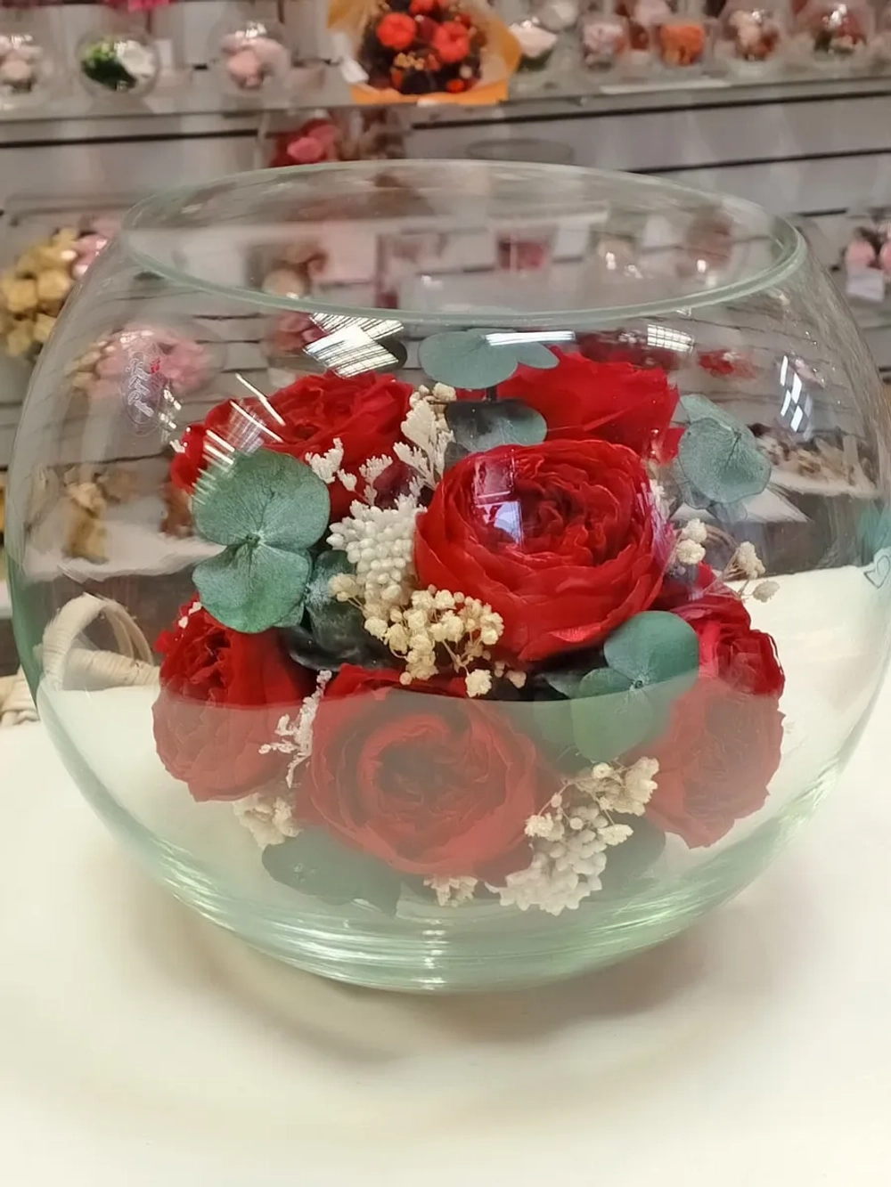 натуральные пионы в стекле, вакуум*