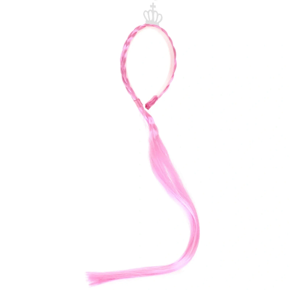 Ободок карнавальный с хвостом «Принцесса радуги» 54 см, микс