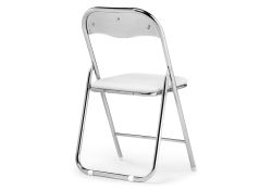 Стул на металлокаркасе Fold 1 складной white / chrome