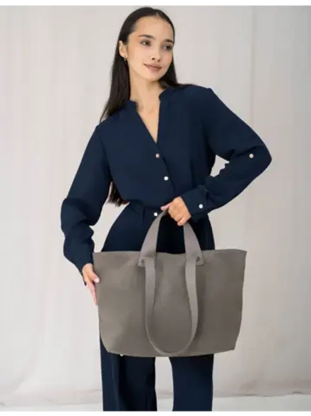 сумка большая через плечо шоппер