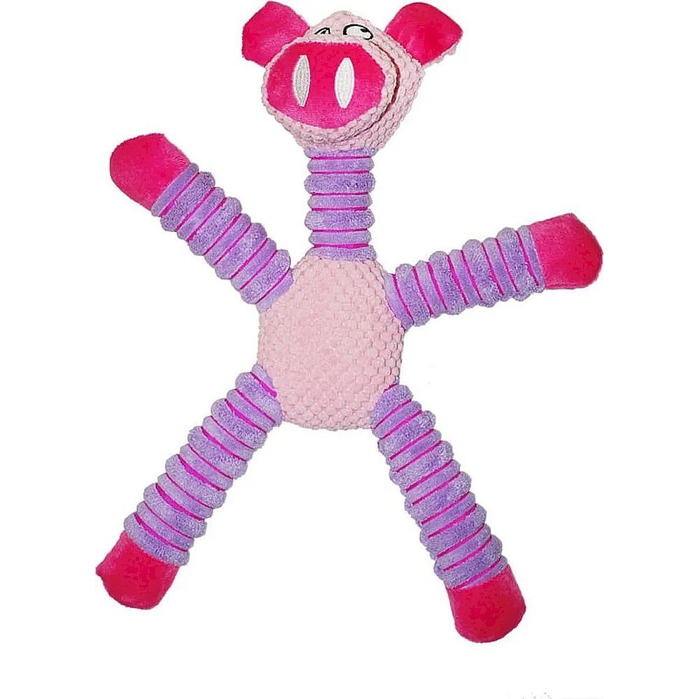 Игрушка для собак №1 Поросенок розовый с пищалкой, текстиль, 40см Игрушка для собак №1 Поросенок розовый с пищалкой, текстиль, 40см