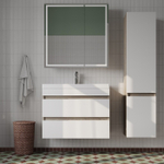 Шкаф-Зеркало с подсветкой IDDIS Zodiac, 80 см, ZOD8000i99