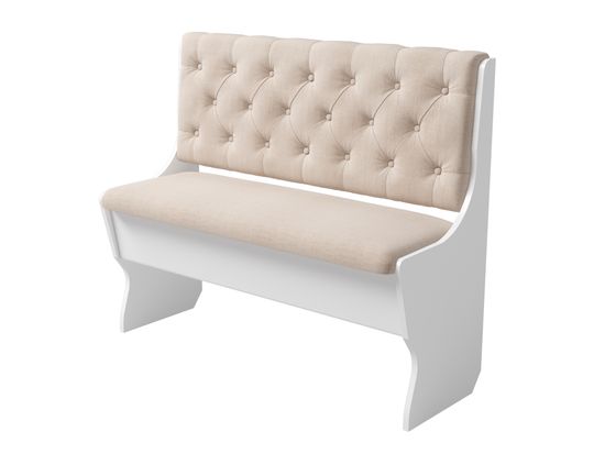 Диван bravo "Оливьер" (Белый/Рогожка Savana Plus Ivory (AT)) -G/Л3