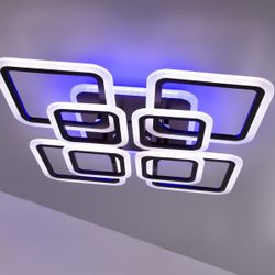 Citilux Марсель Смарт CL232A185E RGB Умная люстра Чёрная