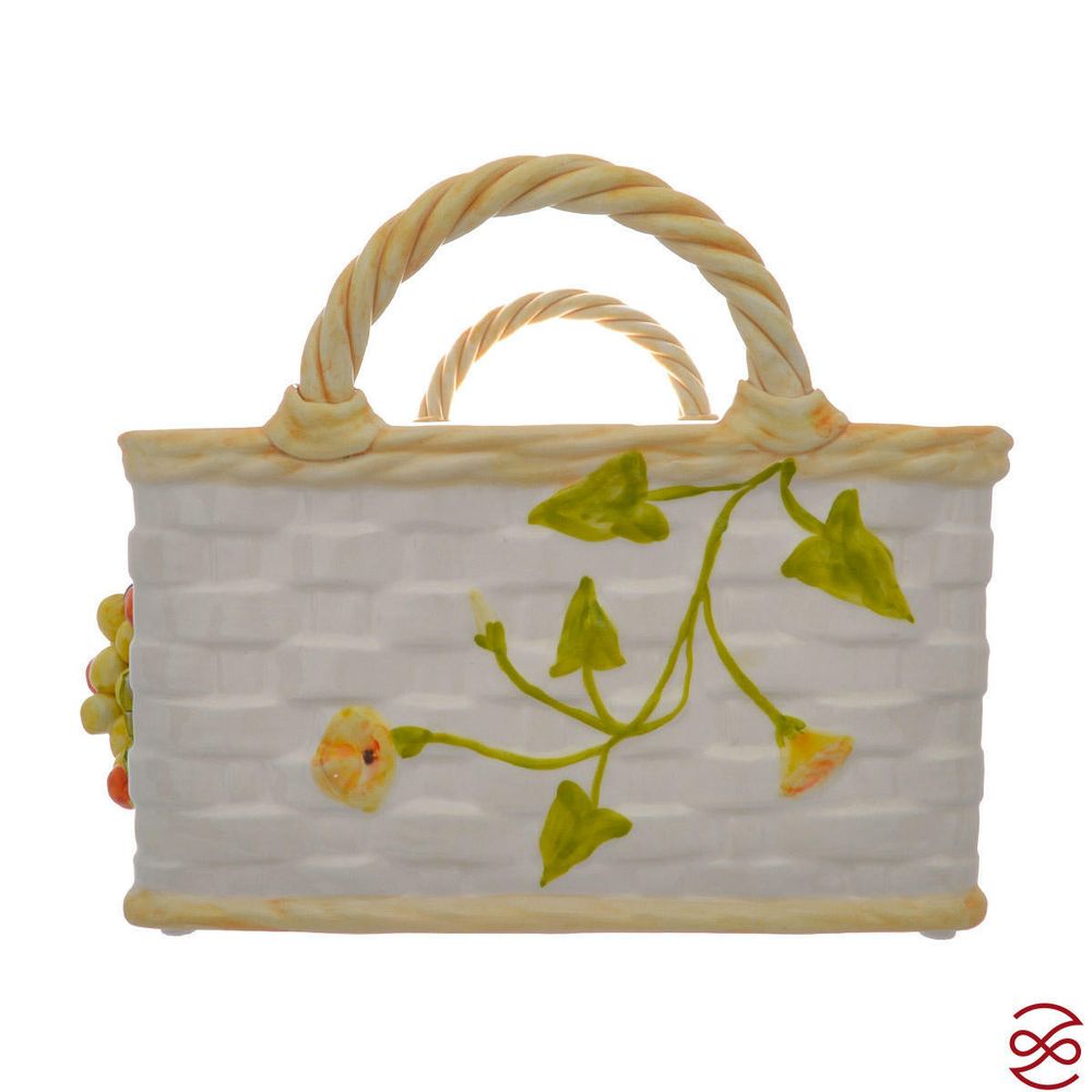 Корзина прямоугольная с 2 ручками Orgia Фрукты 40*24 см