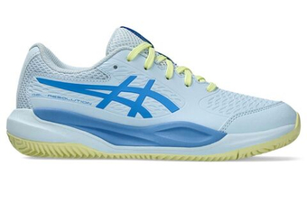 детские Кроссовки теннисные Asics Gel-Resolution X GS Clay - небесный