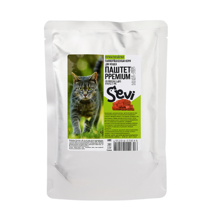 Паштет Sevi для кошек со вкусом телятины 300 гр
