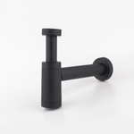 Сифон 1 1/4*40 Ani без выпуска с трубой 40*40 BRB1004BL АНИ пласт ЧЕРНЫЙ