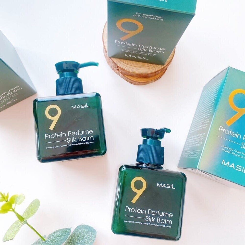 Masil бальзам 9 Protein Perfume Silk Balm несмываемый для поврежденных волос, цветочный, 180 мл