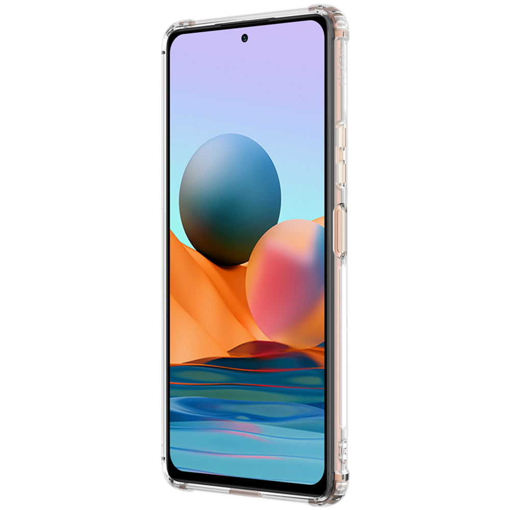 Мягкий прозрачный чехол от Nillkin для Xiaomi Redmi Note 10 Pro и 10 Pro Max, серия Nature TPU