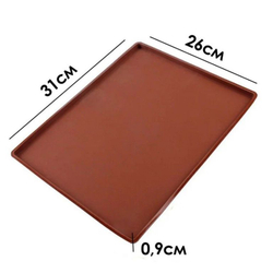 Коврик силиконовый для выпечки рулета с бортиками