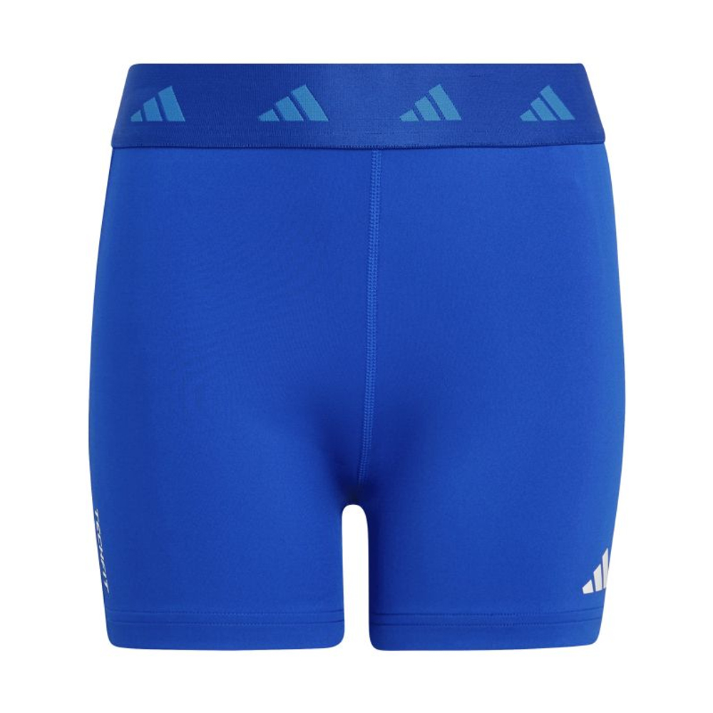 Детские шорты Adidas Techfit Short - royal blue/whiet