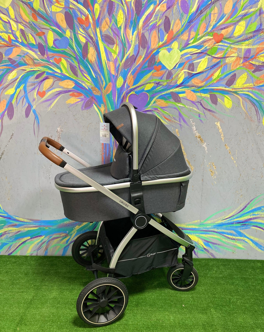 Коляска детская 2-в-1 "CRUISE" RA320 Jet Carbon