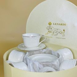Lenardi 109-236 Чайный набор 12пр. КРОКУС ЗОЛОТО в под.уп.(х6)Фарфор