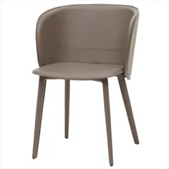 Стул Bricky, серая экокожа