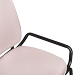 Стул LATITUDE Ror, Double Frame, велюр, черный/розовый
