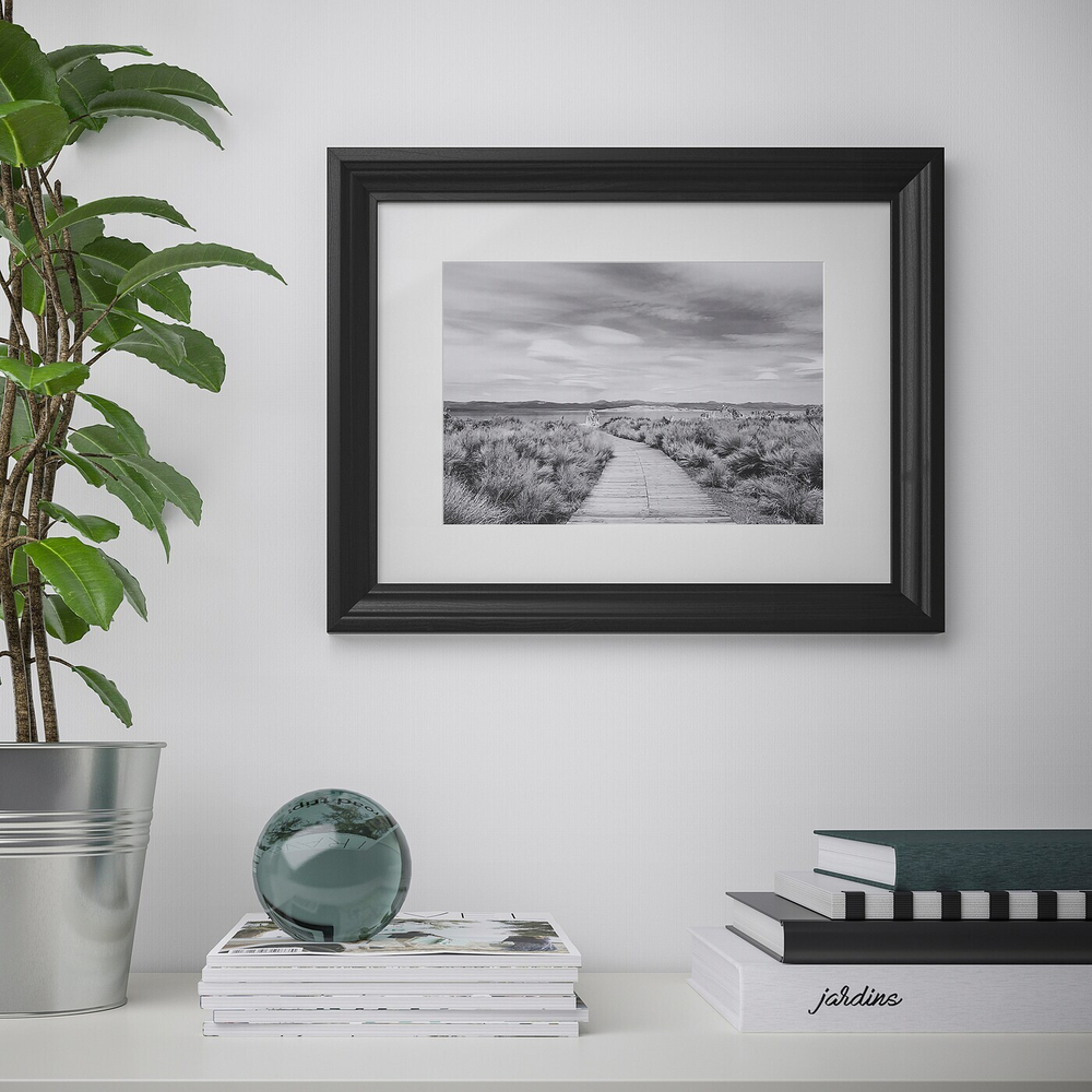 IKEA EDSBRUK  (ИКЕА ЕДСБРУК)  -  Рама, окрашенная в черный цвет, 30x40 см