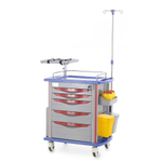 Тележка медицинская Med-Mos ЕТ850-01 ТМ-020АН-00 для экстренной помощи и реанимации