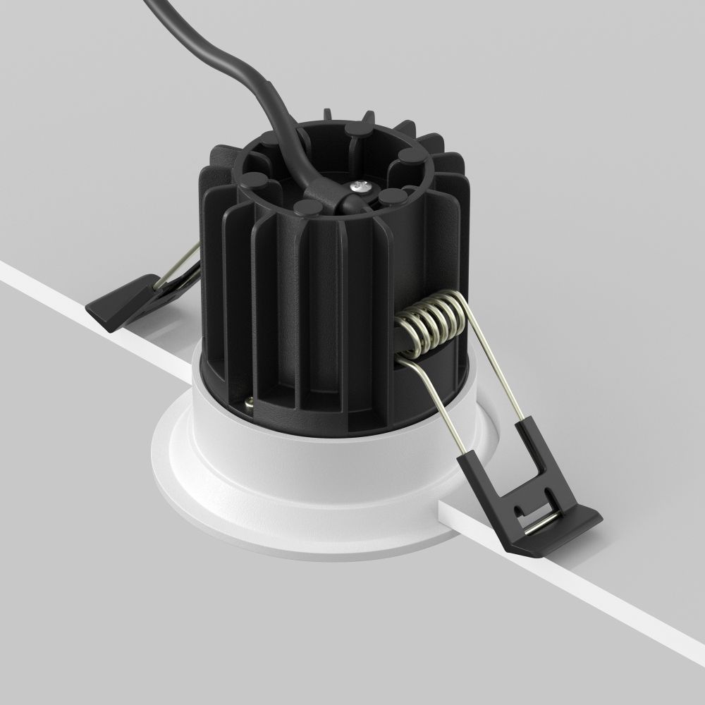 Светильник встраиваемый светодиодный Maytoni Round DL058-7W2.7K-W