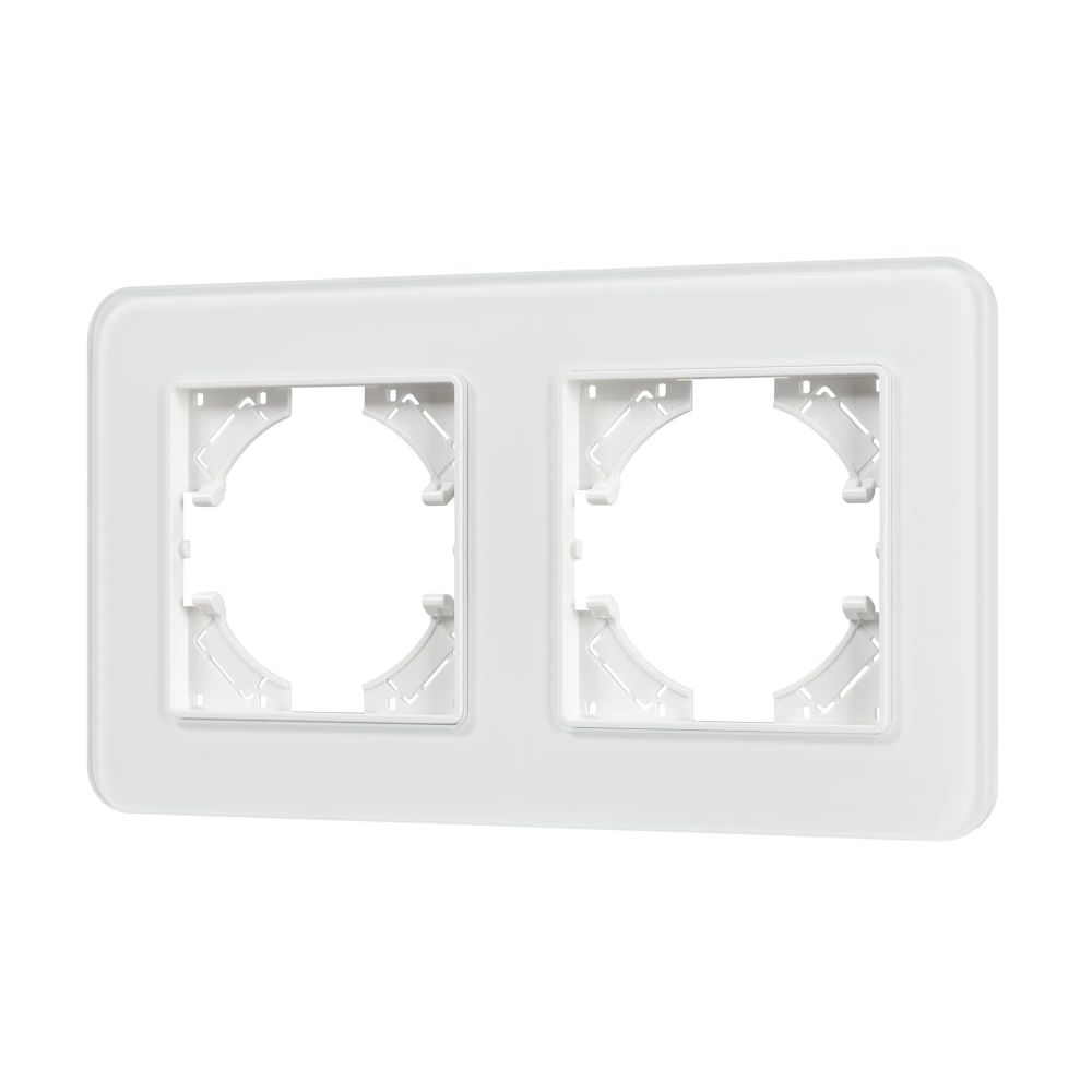 Рамка стеклянная FRM-OMALI-SFGS-2-WH (Arlight, -) 049708