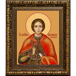 Александр Римский мученик. Икона на холсте.