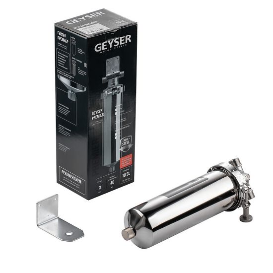 Магистральный фильтр Гейзер Премьер 10SL 1/2" корпус арт. 50752