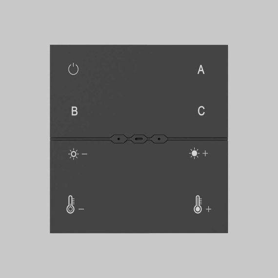 Беспроводная панель управления Maytoni Lighting control Zigbee DRC035-Z-8-B