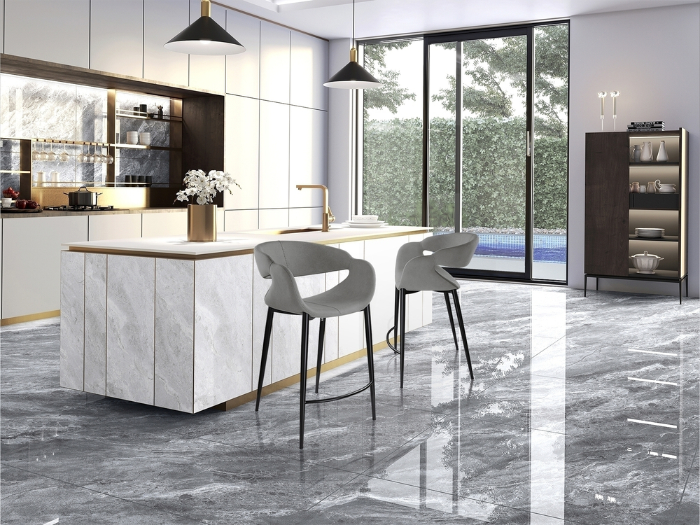 Giro II Полубарный стул светло-серый