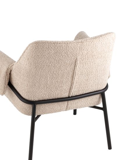 Кресло лаунж Aline альпака бежевый