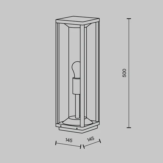 Ландшафтный светильник Келья / Cell E27x1 15Вт IP 54 Outdoor o452fl-01gf1