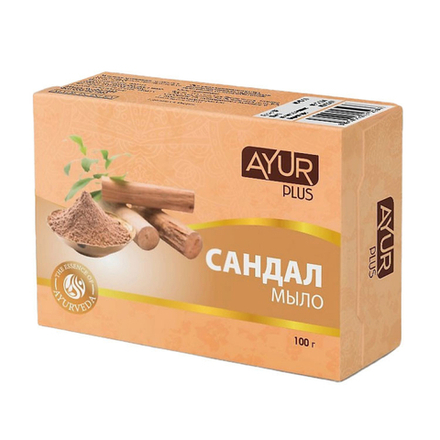 AYUR PLUS Sandal soap Мыло сандал 100г
