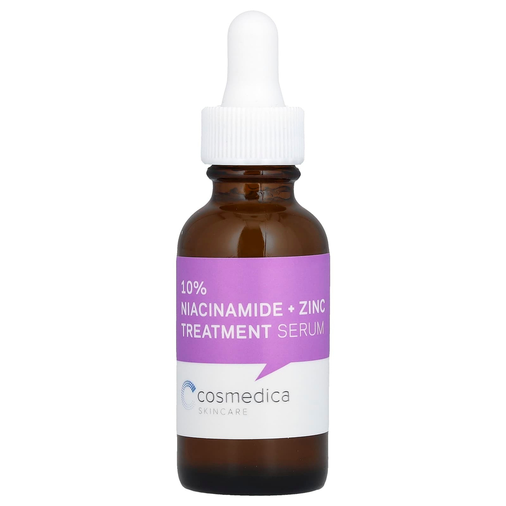 Cosmedica Skincare, лечебная сыворотка с 10% никотинамидом и цинком, 30 мл (1 унция)