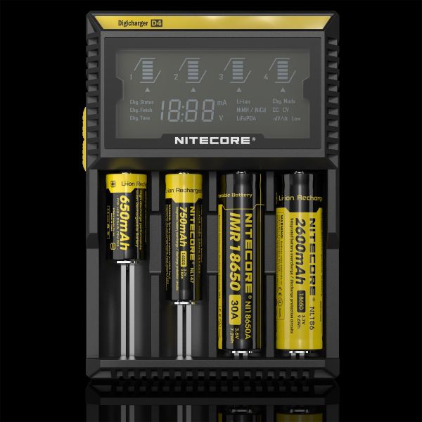 Купить ЗАРЯДНОЕ УСТРОЙСТВО NITECORE Digicharger D4