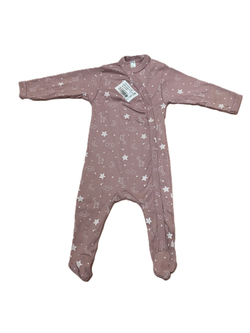 Комбинезон №2 на кнопках с закрытыми ножками из интерлока (100% хлопок) на рост 80 см