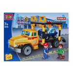 Конструктор пластмассовый 137эл. Спецтехника "Урал-перевозчик автомобилей" 5040-KK (Город мастеров)