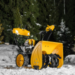 Бензиновая снегоуборочная машина Denzel SBM 610S PRO, 212 cc, электростартер, фара, обогрев