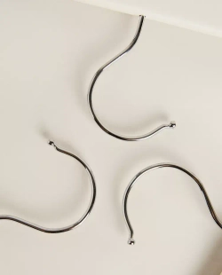 ZARA HOME ДЕТСКИЕ ВЕШАЛКИ (НАБОР ИЗ 3 ШТ.), ЖЕЛТОВАТО-БЕЛЫЙ