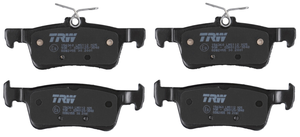 TRW - GDB2055-TRW - Brake Pad Set, disc brake