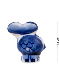 ГЛ- 980 Фигурка «Барашек» (Гжельский фарфор)